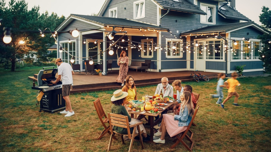 Backyard family barbecue representing Generational Wealth in everyday life